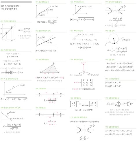 수학 공식 모음 pdf